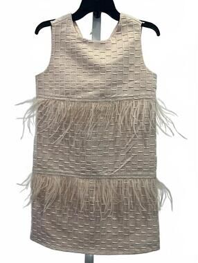 BCBG GIRLS Big Girls Brocade Round Neck Dress